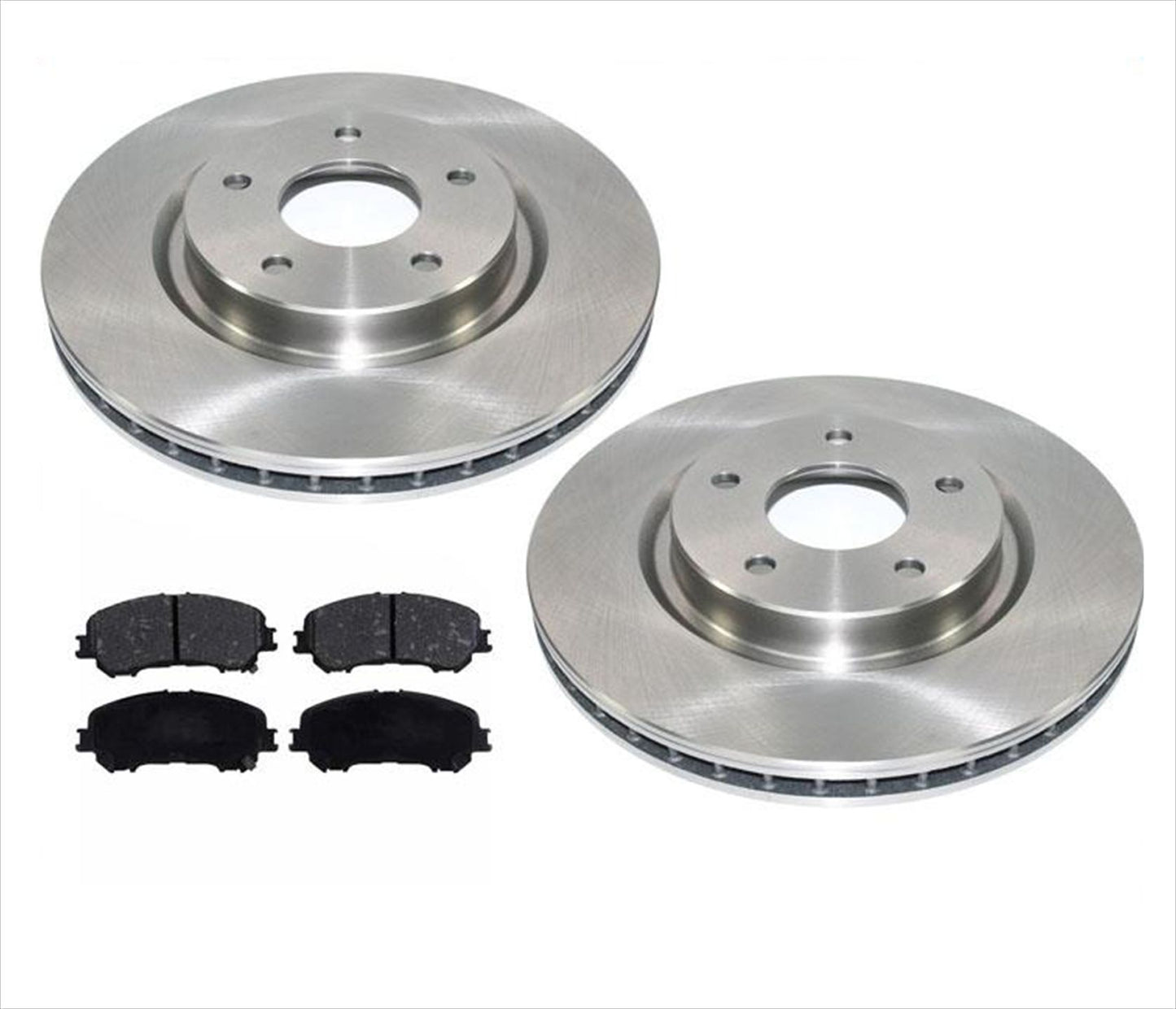 Rotores de freno de disco delantero y pastillas de cerámica 14-18 para Nissan Rogue con asientos de 2 filas