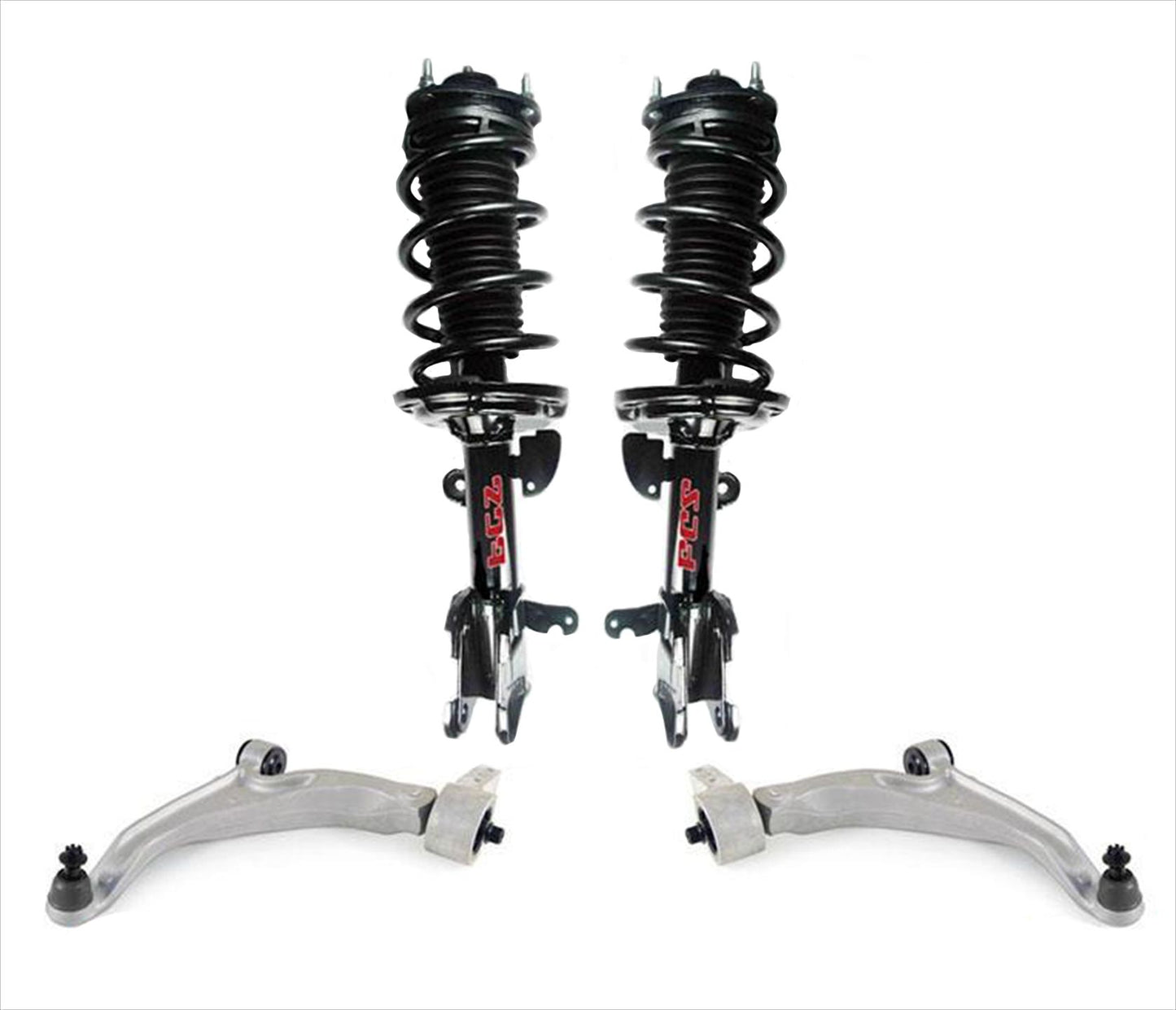 Junta de rótula del brazo de control de puntales de resorte de bobina delantera completa para Honda Pilot 09-15