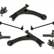 Control Arms Tie Rod Sway Bar Links For 2009 2012 2013 1.8L Corolla Built in USA
