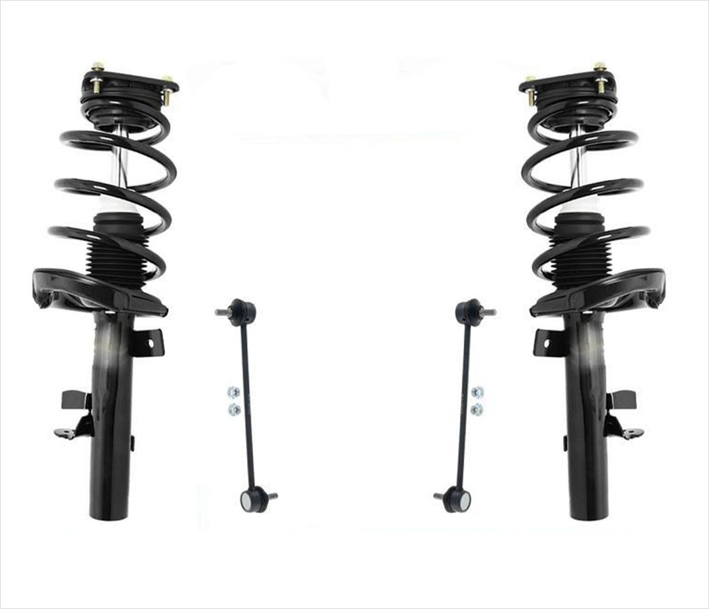 Front Left & Right Complete Struts & Links For Ford Focus 2.0L 2012-2018