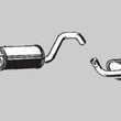 1992-1994, 1996 Volvo 960 W Multi Exhaust System Muffler
