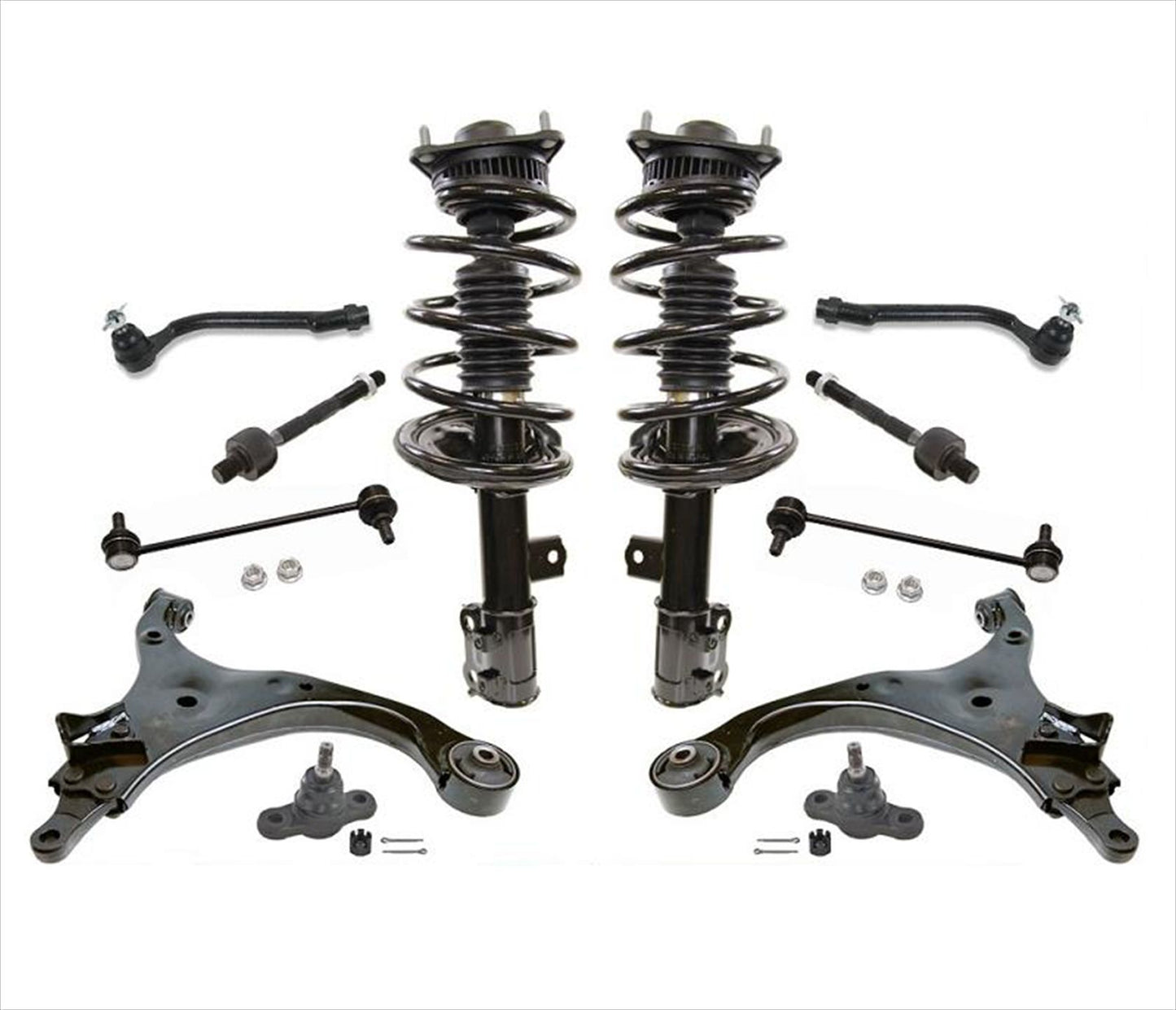 Kit de chasis y puntales delanteros completos, 12 piezas, para Kia Forte y Forte Koup 10-13