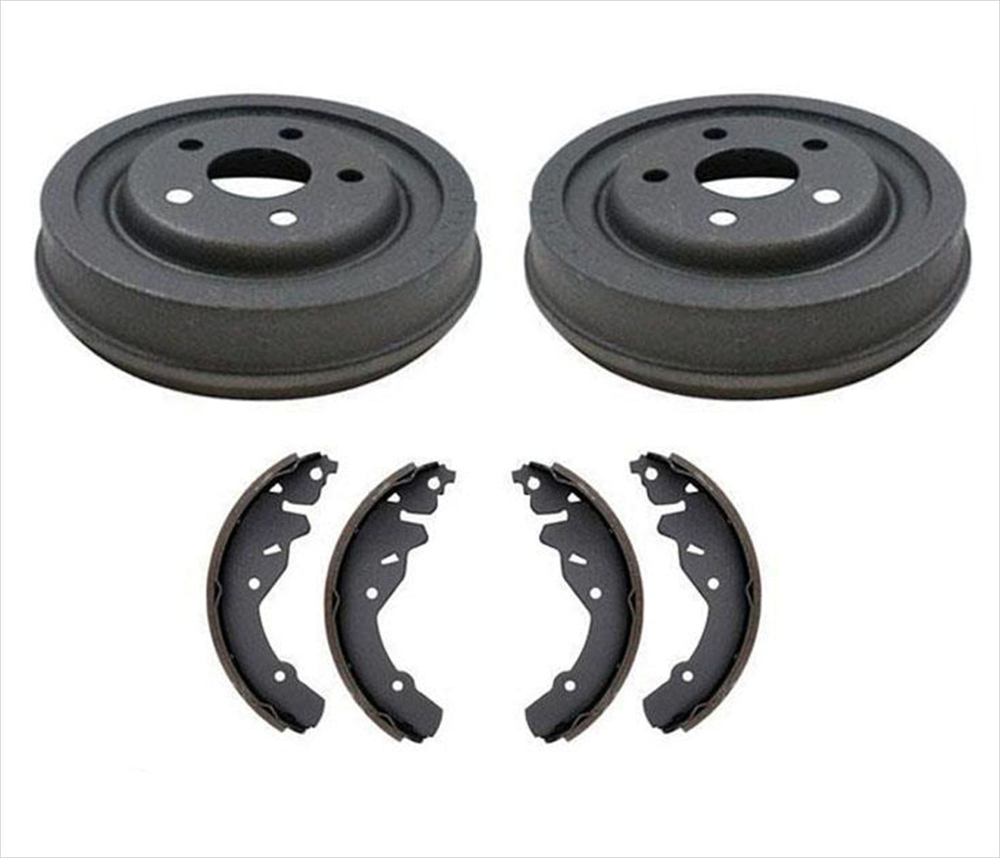 for 2001-2004 Pt Cruiser No ABS 8.66 Inch (2) Rear Brake Drums & Shoes