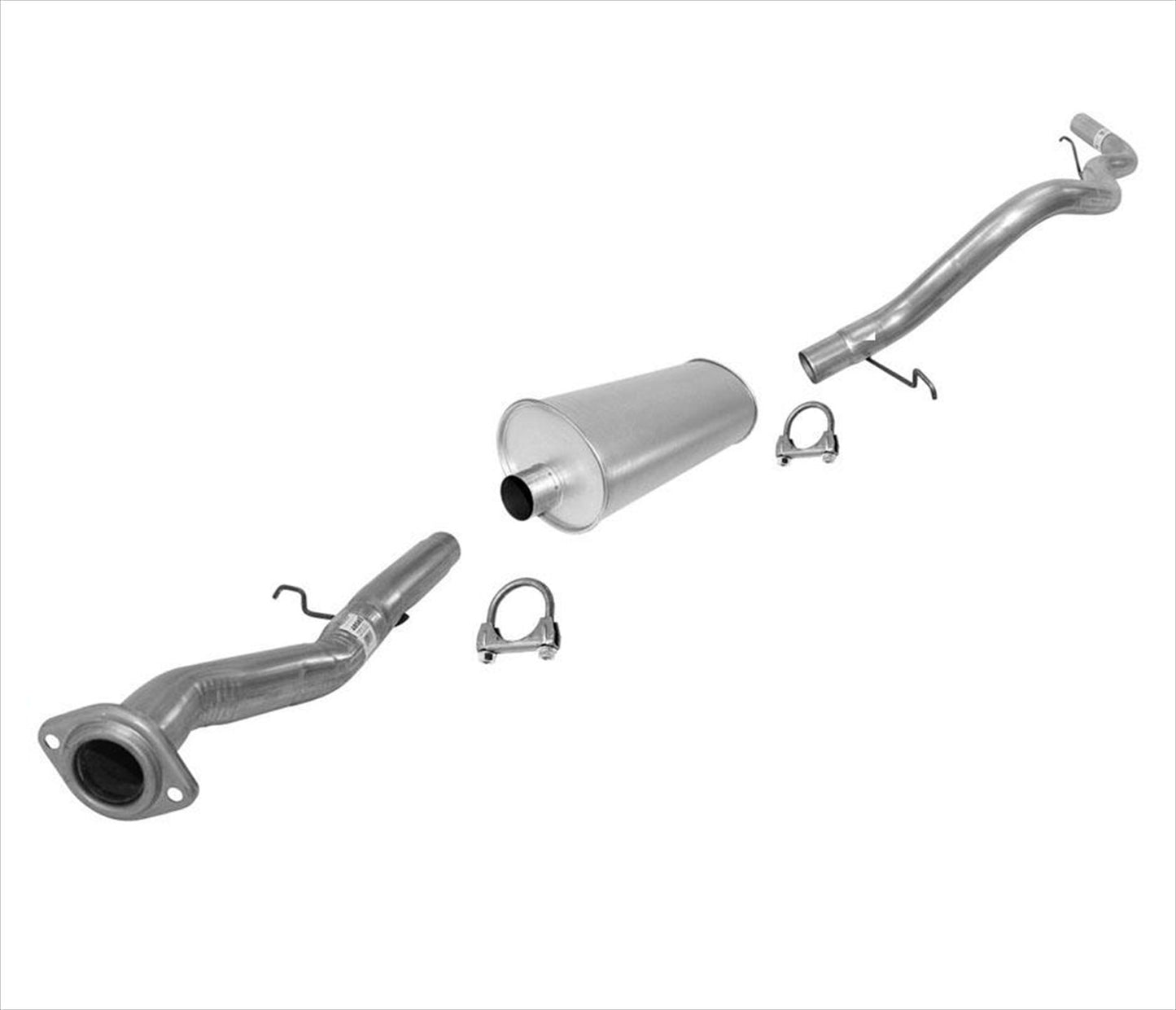 Muffler Tail Pipe Exhaust System for Chevrolet Suburban 2001 2003 2004 2006 5.3L
