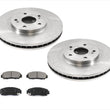 For 99-2008 Acura 3.2 TL Automatic Transmission Front Brake Rotors & Brake Pads