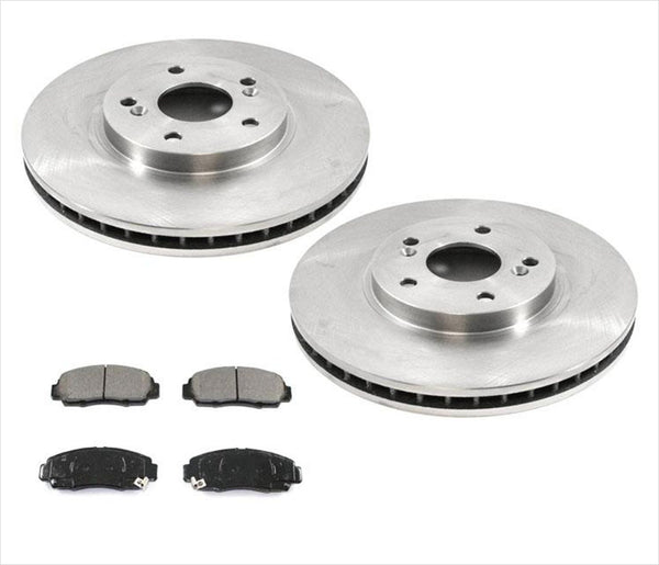 For 99-2008 Acura 3.2 TL Automatic Transmission Front Brake Rotors & Brake Pads
