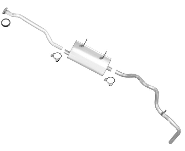 For Ford Ranger 1998 2000 With The 126" inch Wheelbase Muffler Exhaust System