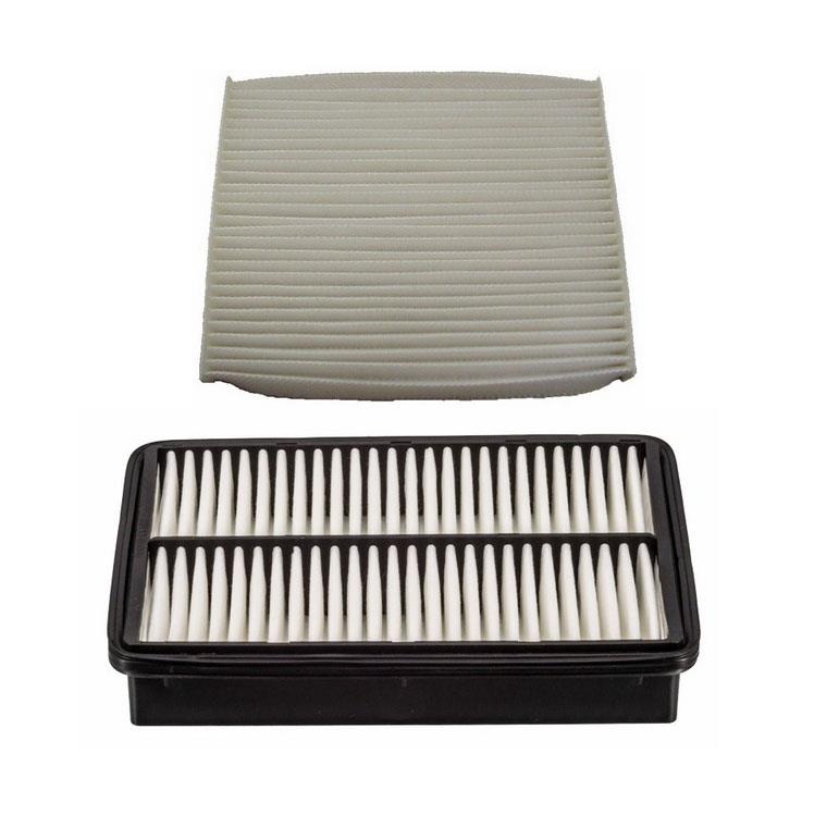 Filtros de aire fresco de cabina y aire del motor 2006-2008 para HYUNDAI TUCSON, kit de 2 piezas