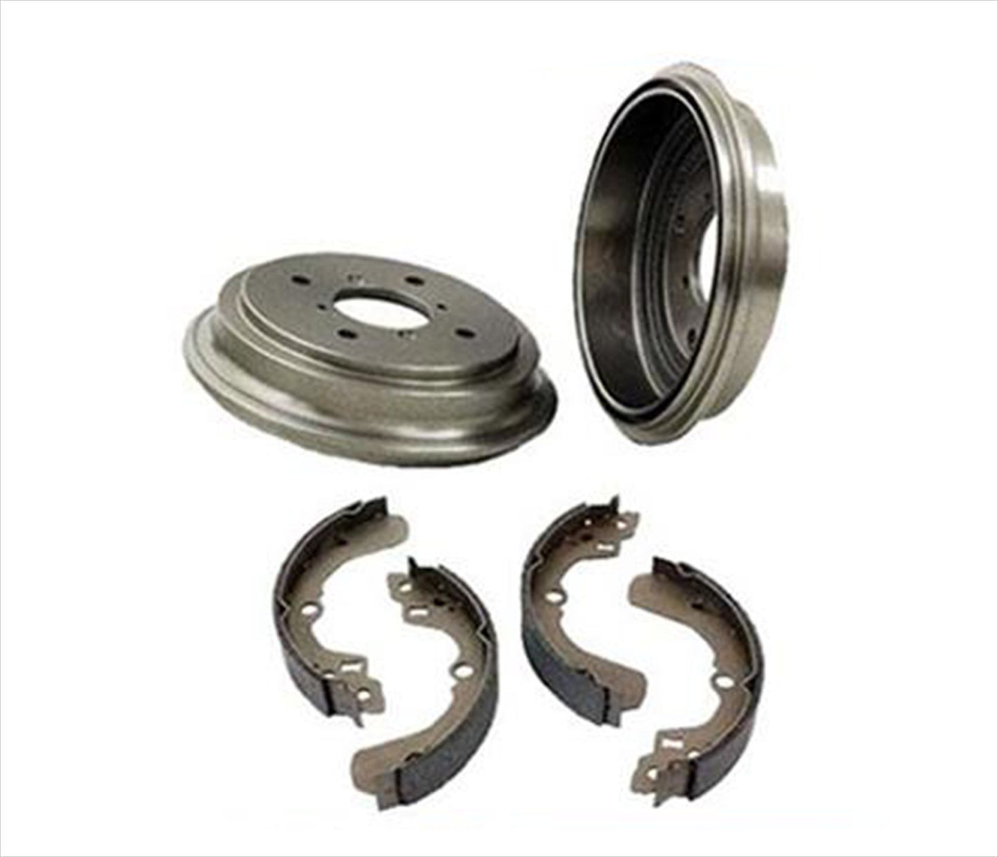 (2) Brake Drum Drums & Rear Brake Shoes FitsNissan 1993-1998 Altima 2.4L