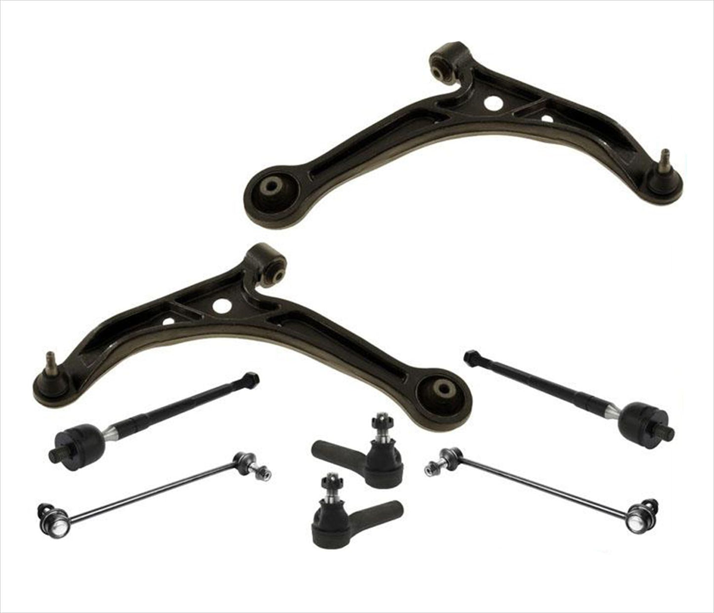 Brazos de control bajo, rótulas, varillas de amarre, barra estabilizadora para Honda Odyssey 8 piezas 99-01