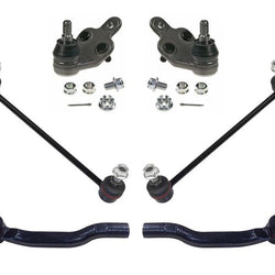 100% New Lower Ball Joints Tie Rods Sway Bar Links for 12-17 Toyota Camry 6pc