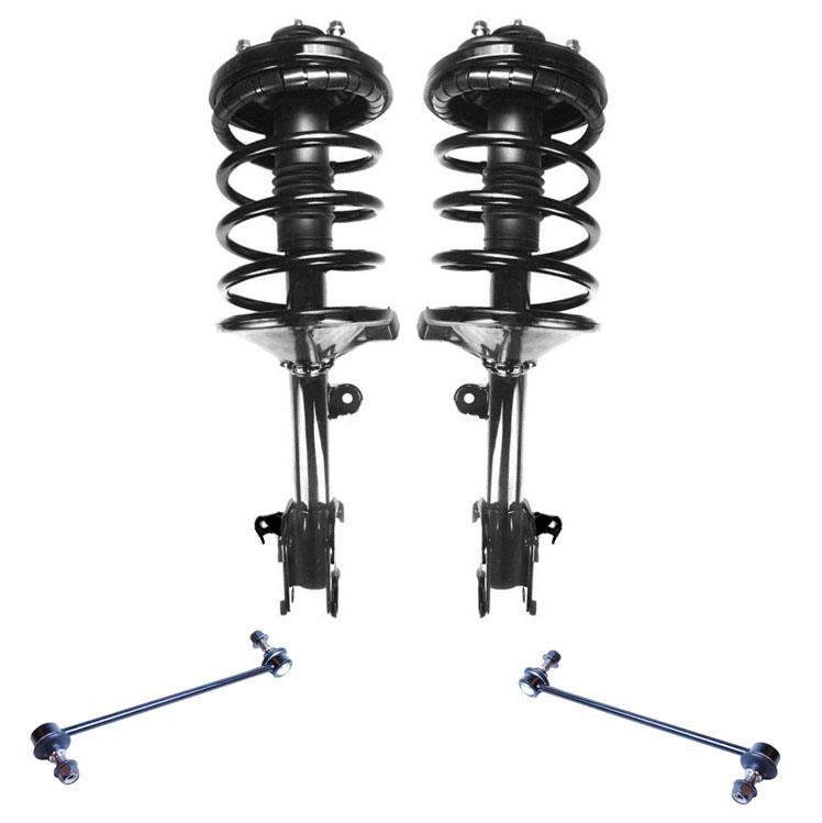 Front Complete Struts & Sway Bar Links for Honda Pilot All Wheel Drive 2003-2005