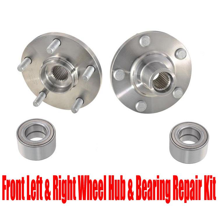 2 Front Wheel Hub & Bearing Kit for Lexus RX350 04-15 for Toyota Avalon 05-15