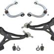 Front Upper & Lower Control Arms & Ball Joints Fits 06-12 Mercedes Benz R350