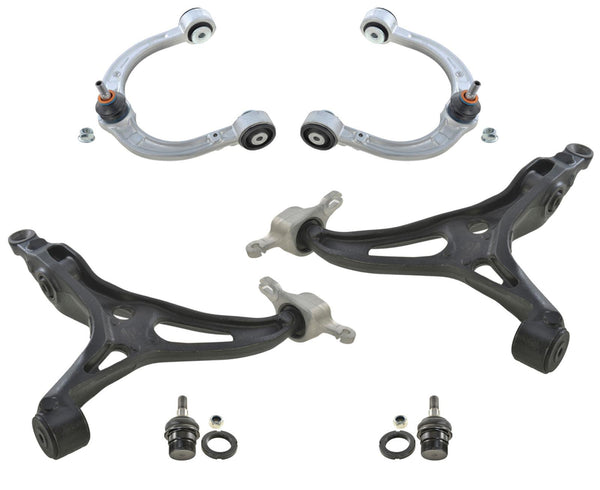 Front Upper & Lower Control Arms & Ball Joints Fits 06-12 Mercedes Benz R350