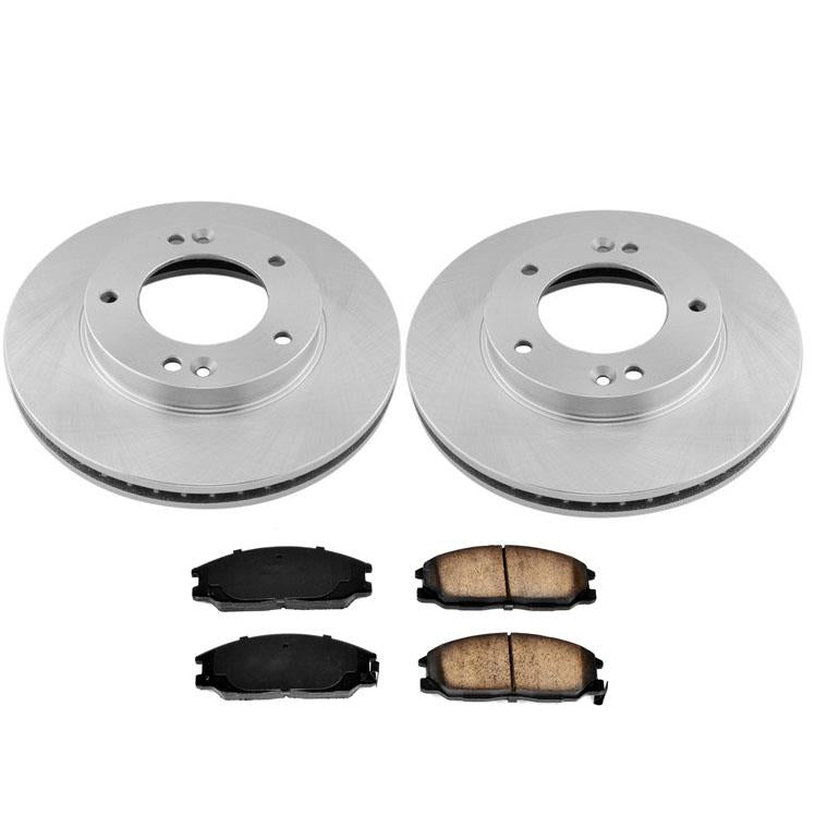 Front Disc Brake Rotors & Ceramic Pads for KIA Sorento 2003 2004 2005 2006