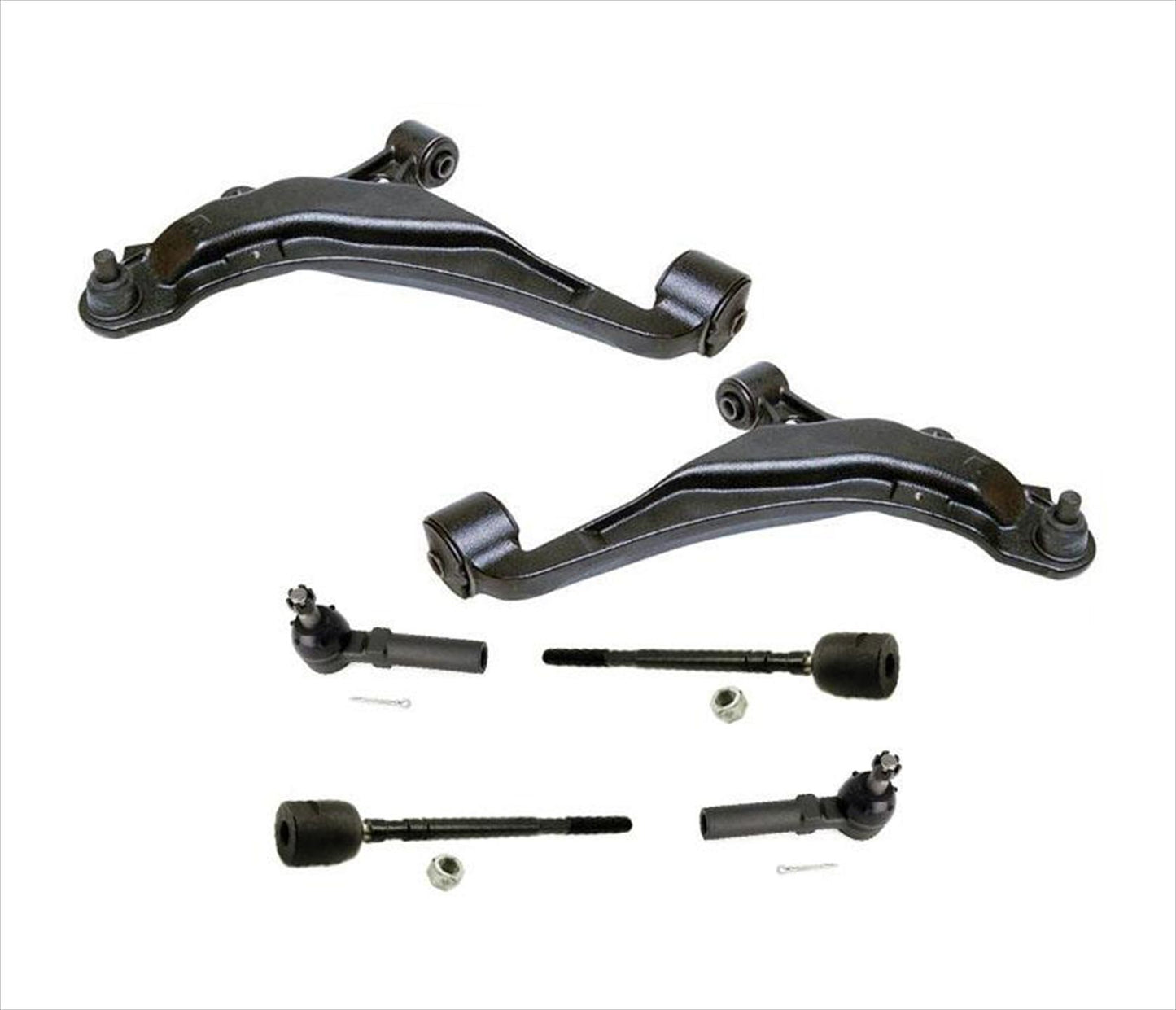 Kit de 6 varillas de acoplamiento para brazo de control delantero y rótulas para Dodge 91-95 Caravan