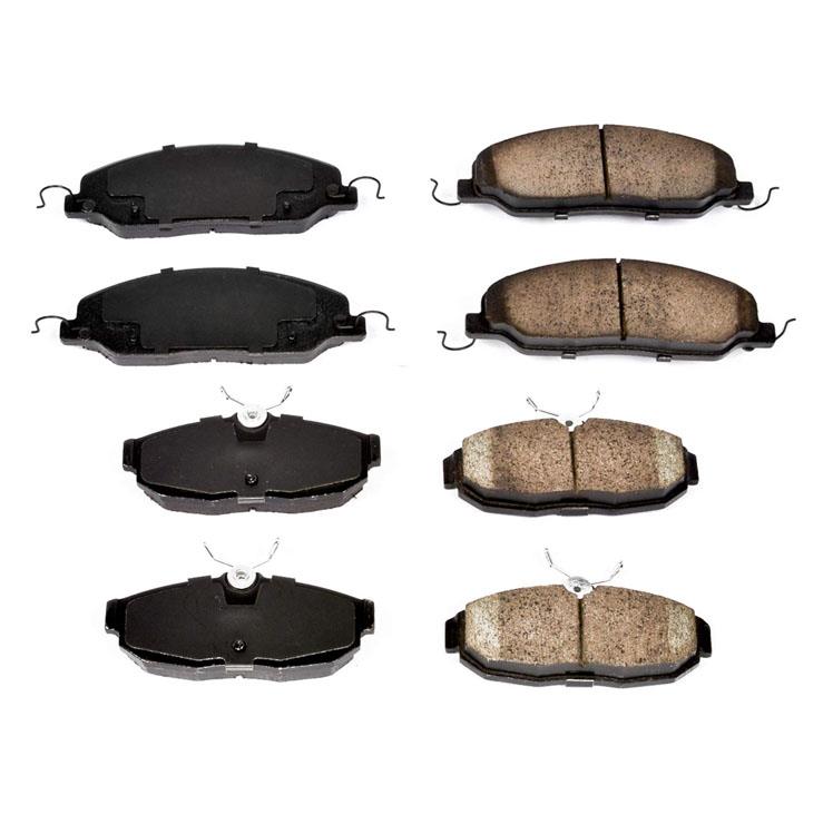 Pastillas de freno de disco de cerámica delanteras y traseras para Ford Mustang 2005-2010
