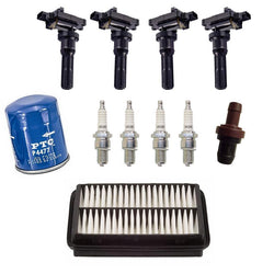 Bobinas de encendido directo + bujías + filtros para Suzuki Aerio 2.3L 04-07