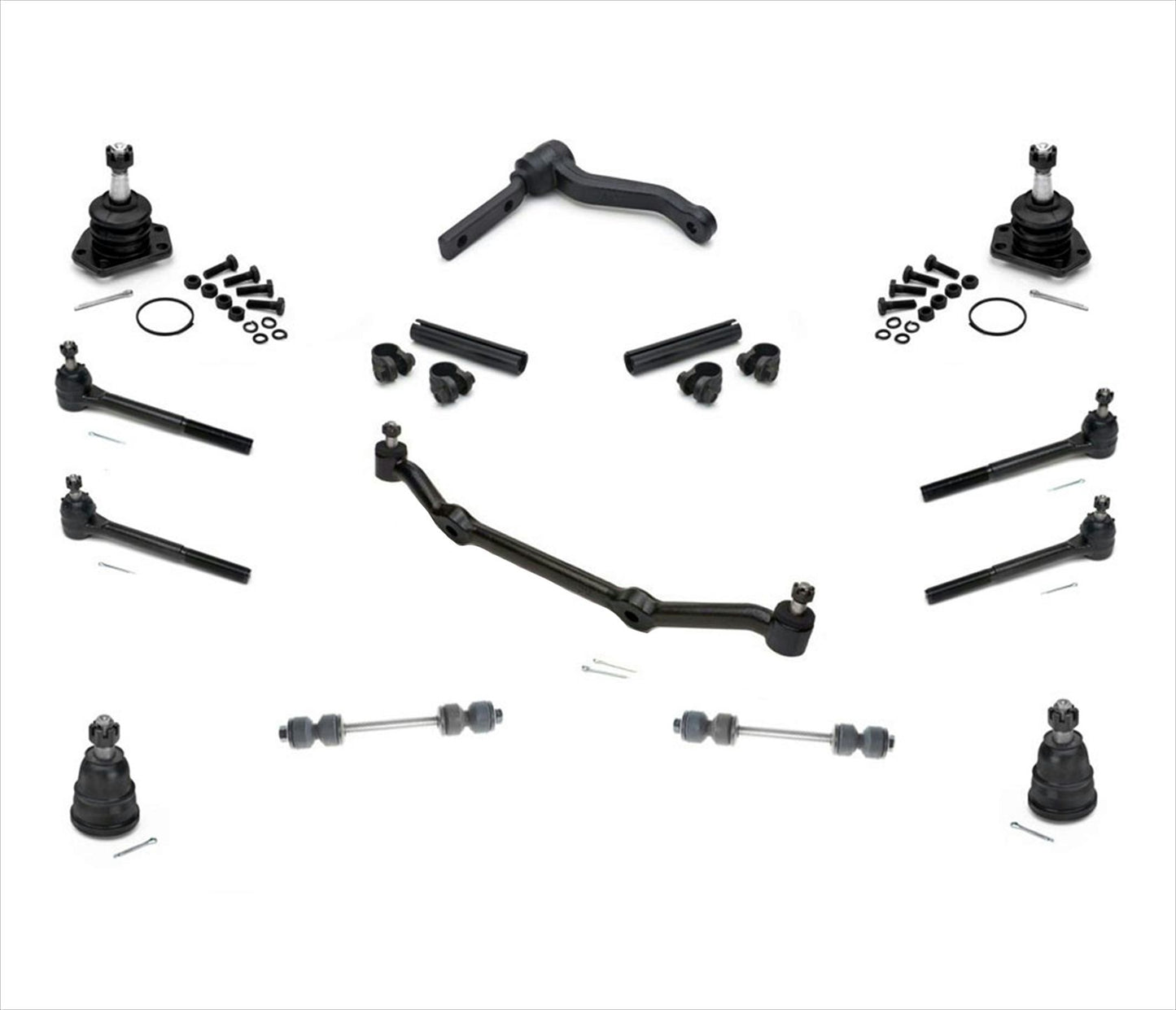 Ball Joints | Tie Rods | Center Link | Idler Arm for GMC S10 Pickup 96-03 RWD