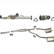 Front Y Pipe Rear Converter Middle Resonator & Mufflers For 2009-2012 Pilot