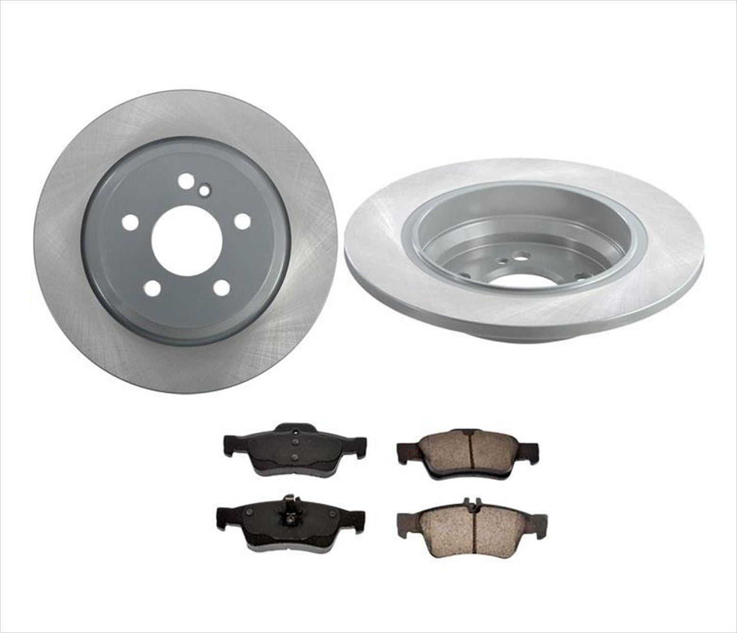 Rotor de freno de disco TRASERO - Trasero recubierto Prem E con pastillas de cerámica TRASERO