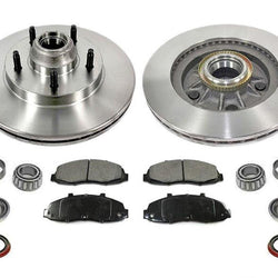 Front Rotors Brake Pads Seals Bearings Rear Wheel Drive for Ford F150 97-00