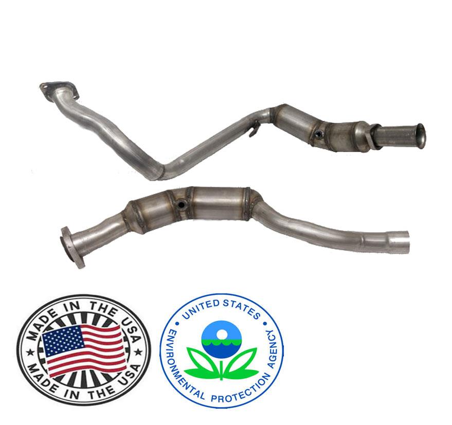 Front Left Right Catalytic Converters for Land Rover LR4 5.0L 2010-2013