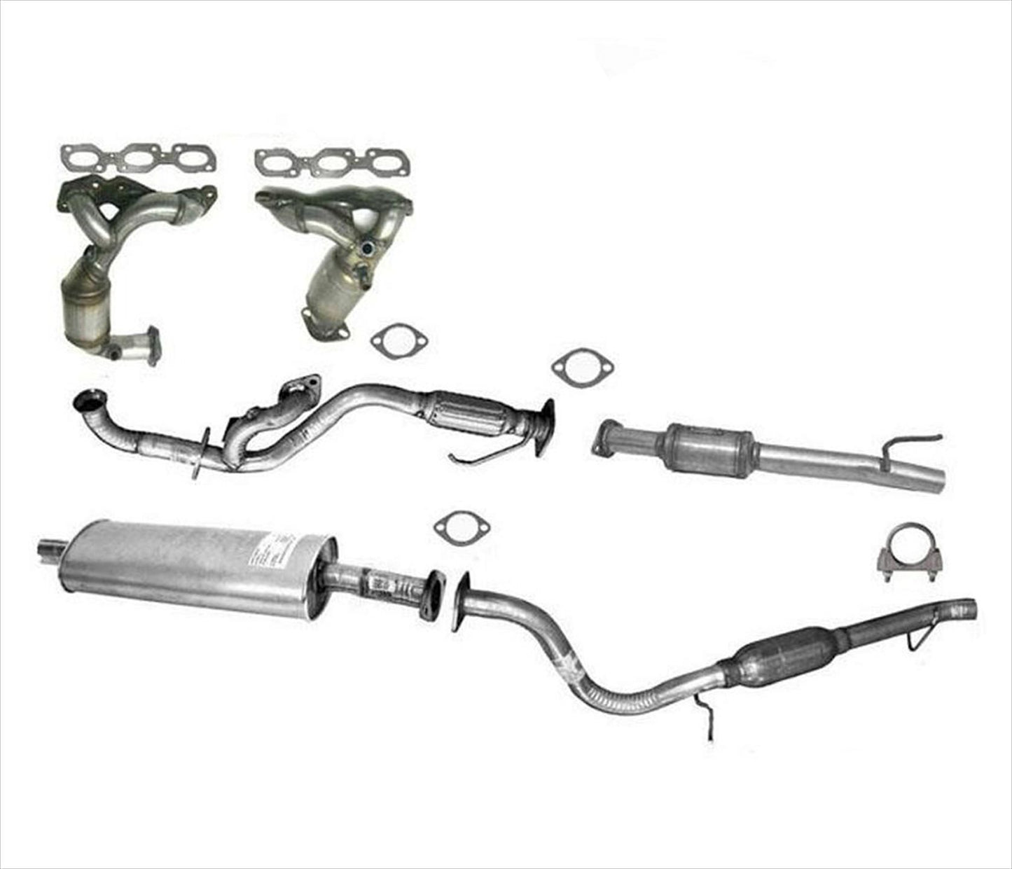 Sistema de escape completo para Ford Escape Mazda Tribute y Mercury Mariner 3.0L 05-06