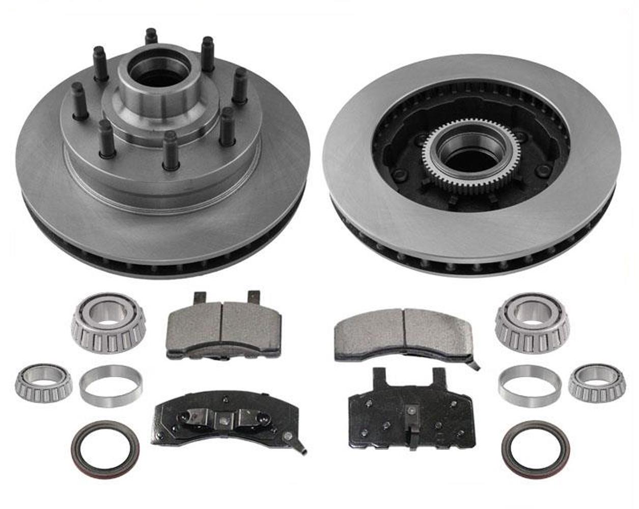 Pastillas de freno de rotores delanteros, tracción trasera para Dodge 2500 Pickup 7500LB GVW 94-99