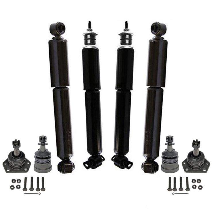 Monroe Sensa-Trac Shocks Ball Joints for Chevrolet Corvette 84-87 8Pc