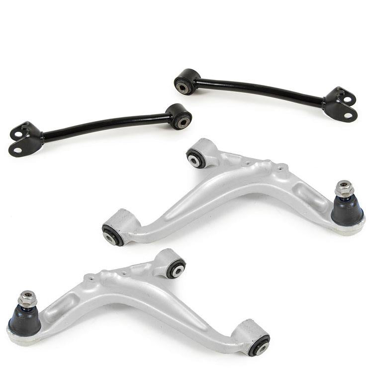 Kit de chasis trasero brazos superiores/delanteros para Nissan 350Z 03-09 G35 03-07 4 piezas