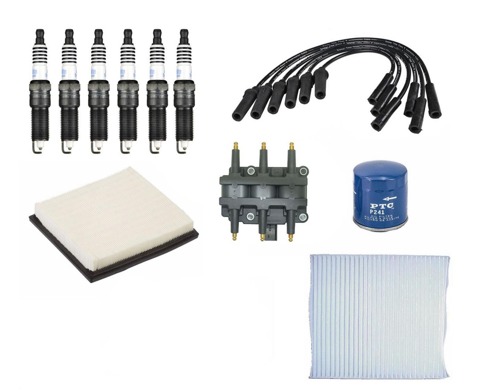 thumbnail interactive-video image 1 of CarBole Red Ignition Coil, Spark Plugs & Wire Set For Chrysler, Dodge, Jeep 3.3L/3.8L 1 of 2