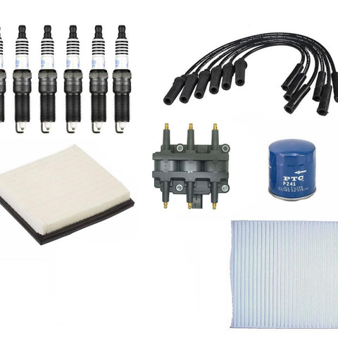 Kit de afinación de filtros, bobinas, enchufes y cables para Dodge Grand Caravan 08-10 3.3L 3.8L