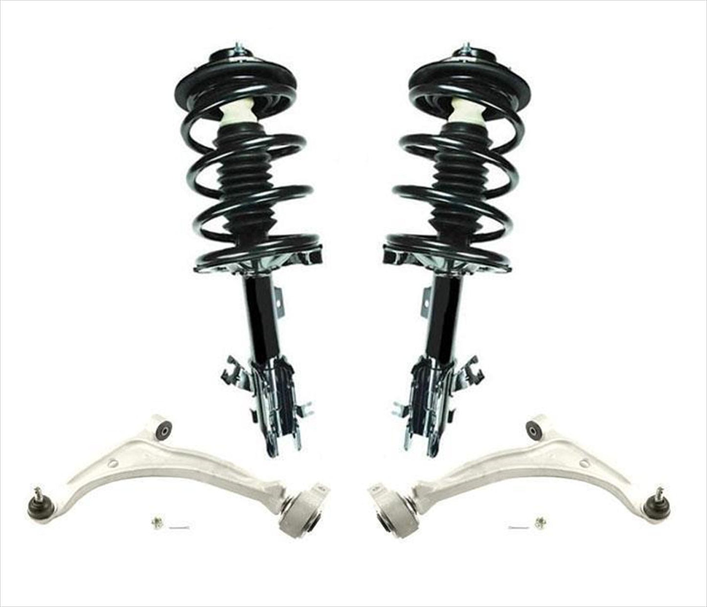 Lower Control Arms Front Loaded Struts Shocks 4Pc KIT for Altima 2.5L