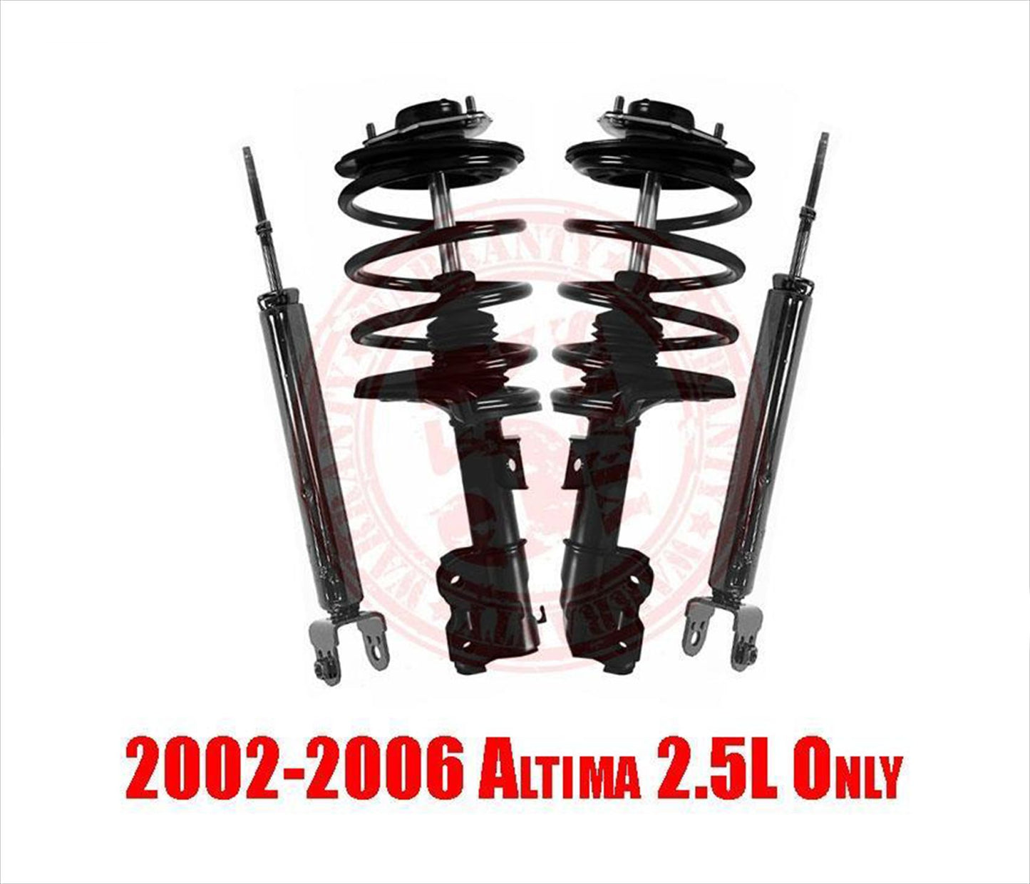 Puntales de resorte delanteros y amortiguadores traseros para Altima 2.5L 2002-2006