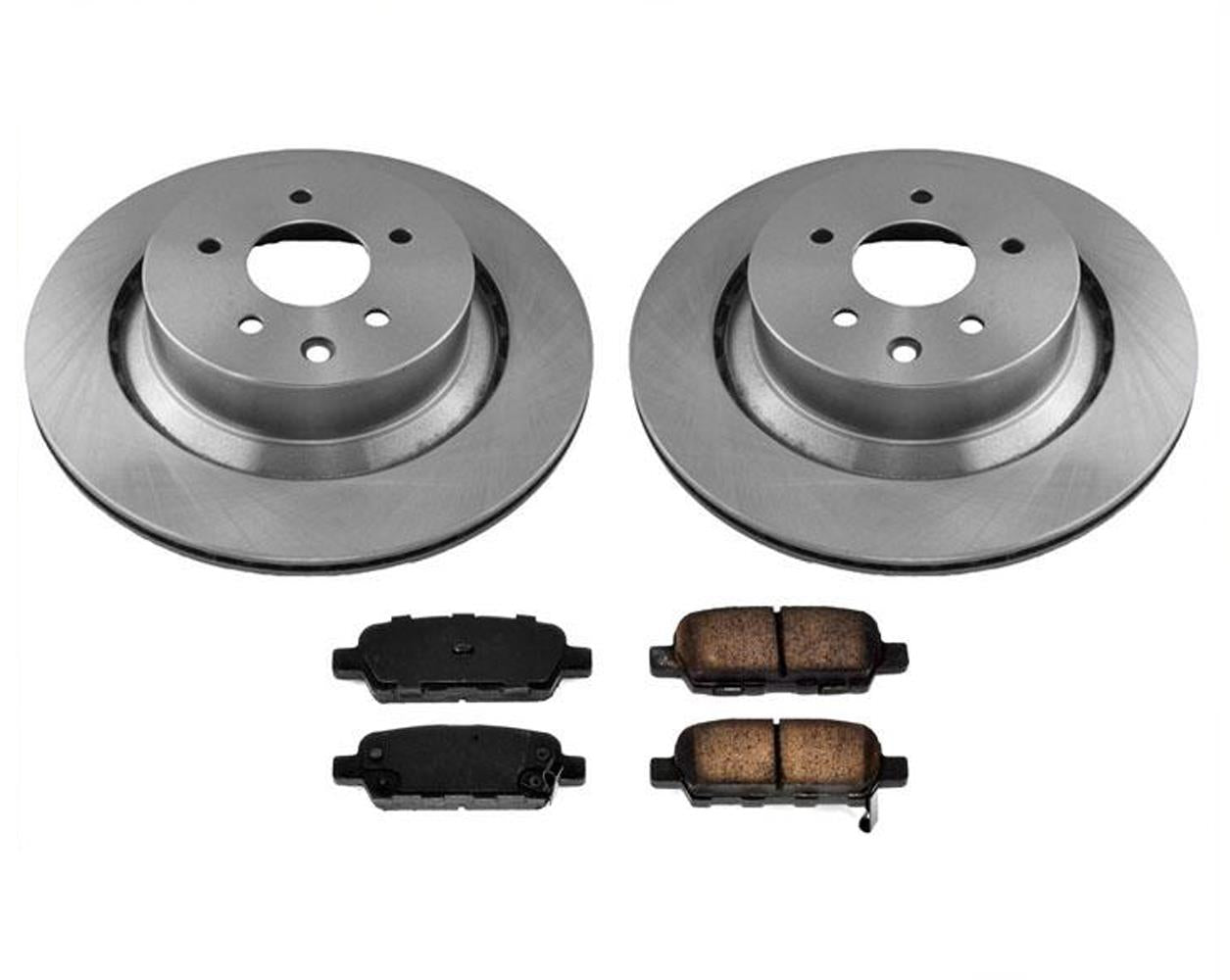Rear 330mm Disc Brake Rotors & Brake Pads For Infiniti Q60 2014-15 330MM Rotors