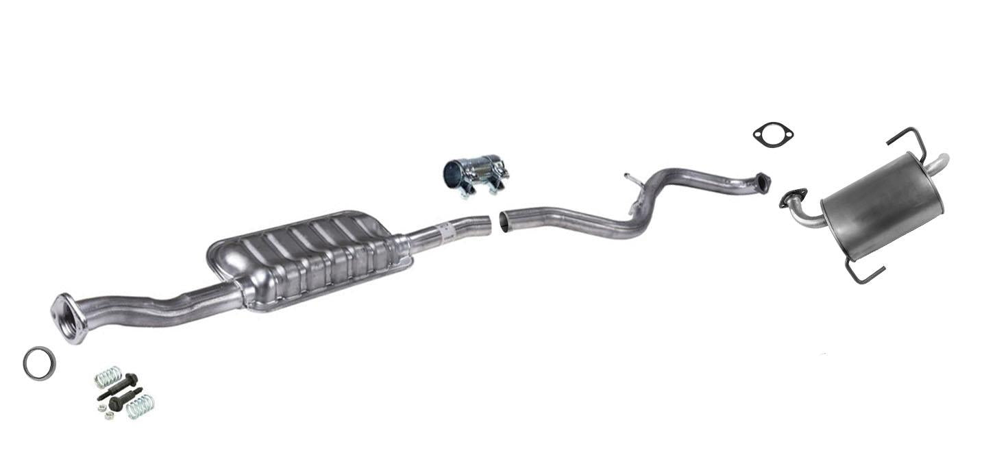 Resonator Ext Pipe Rear Muffler System for Subaru Outback 2.5L 2010 2015 2017