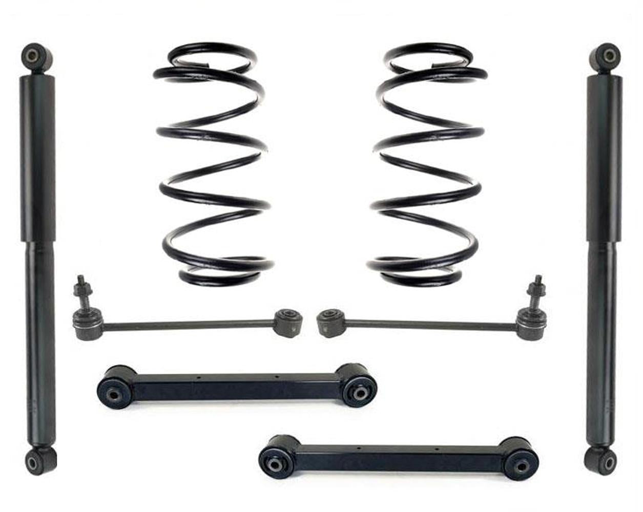 Rear Lower Control Arms Shocks Springs Fits for Jeep Grand Cherokee 2006-2010