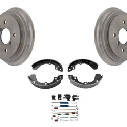 Fits 1995-1997 GEO Metro 4 Door Sedan Rear Brake Drums & Brake Shoes Hardware KT