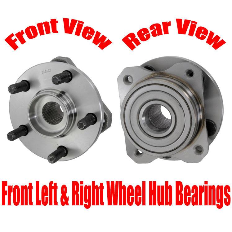 Front Wheel Hub Bearings for Chrysler Grand Caravan & Caravan 14 Inch Rims 96-00