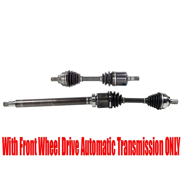 Ejes delanteros para Volvo 08-13 C30, tracción delantera, transmisión automática únicamente