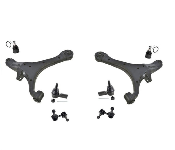 For 2003-2011 Honda Element LX EX Control Arms Ball Joints Tie Rod & Links