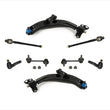 For Mazda 98-02 626 Front Control Arm Ball Joint Tie Rods Sway Bar Links 8pc