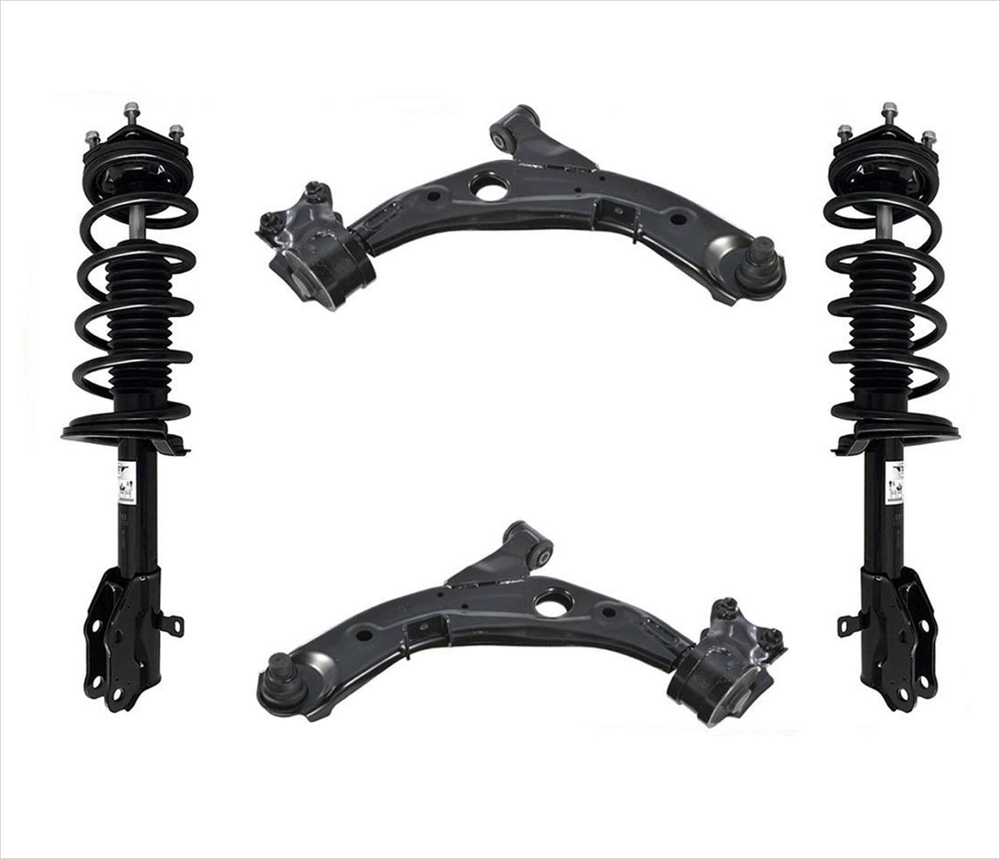 Front Spring Strut Assembly & Lower Control Arms With Ball Joints Fits 07-12 CX7