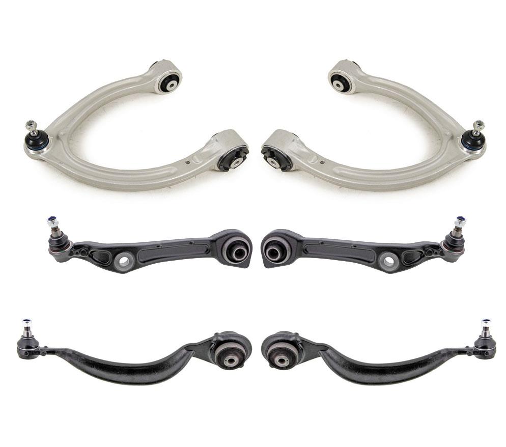 4Matic All Wheel Drive 07-13 for Mercedes-Benz S550 Control Arms Ball Joints 6pc