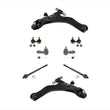 Front Control Arms Sway Bars Inner & Outer Tie Rods for Hyundai Elantra 01-06