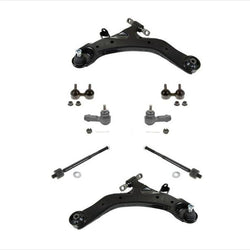 Front Control Arms Sway Bars Inner & Outer Tie Rods for Hyundai Elantra 01-06