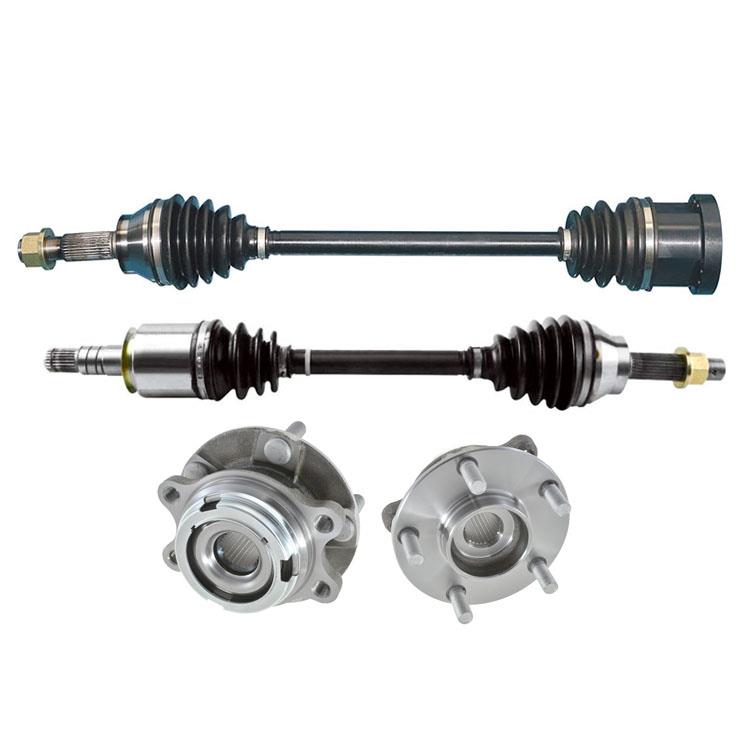 Ejes de transmisión CV delanteros con conjuntos de buje y rodamientos para Infiniti FX50 4x4 09-13