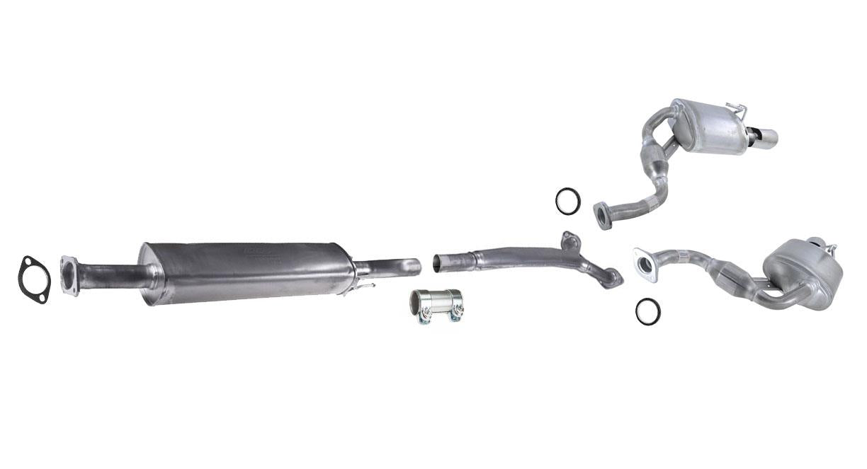 Sistema de escape con tubo de extensión y silenciadores para Nissan Maxima 2009-2017